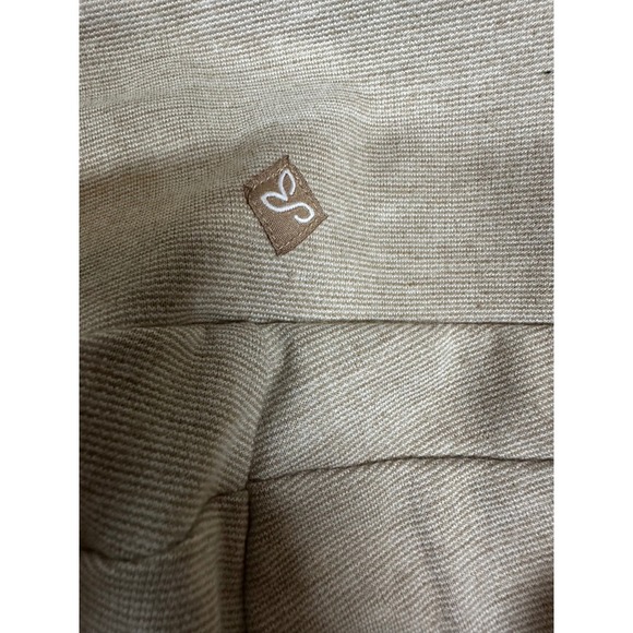 Prana Cream Colored Leggings Saddle Style Leggings Size Small Woven - Picture 5 of 5